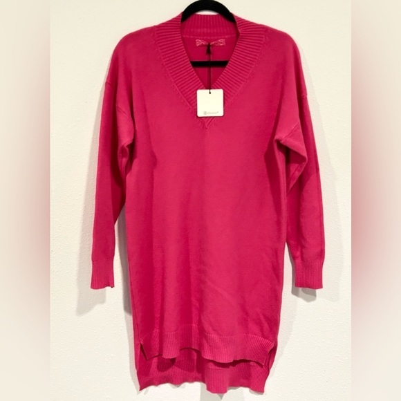 Z Studio Sweaters - Z Studio Long Pink Sweater Dress One Size